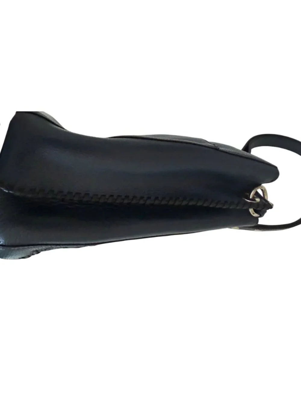 Navy Blue Brighton Georgia Convertible Hobo Bag Purse Tote